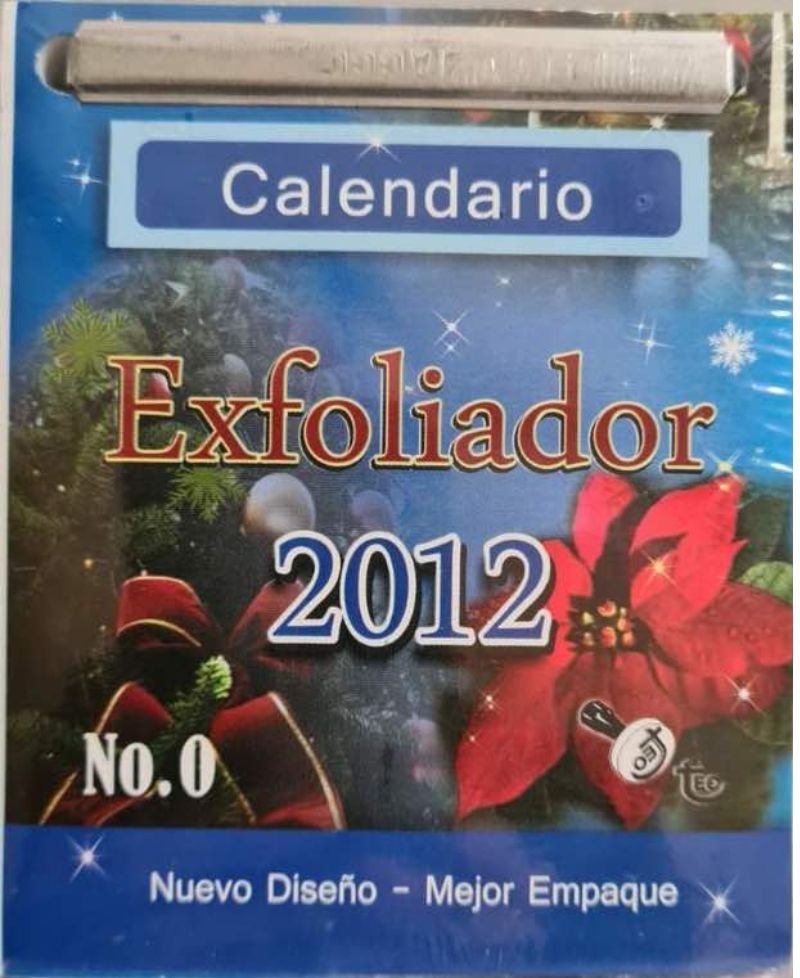 Calendario exfoliador 2012