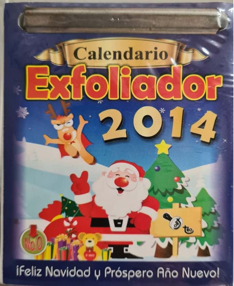 Calendario exfoliador 2014