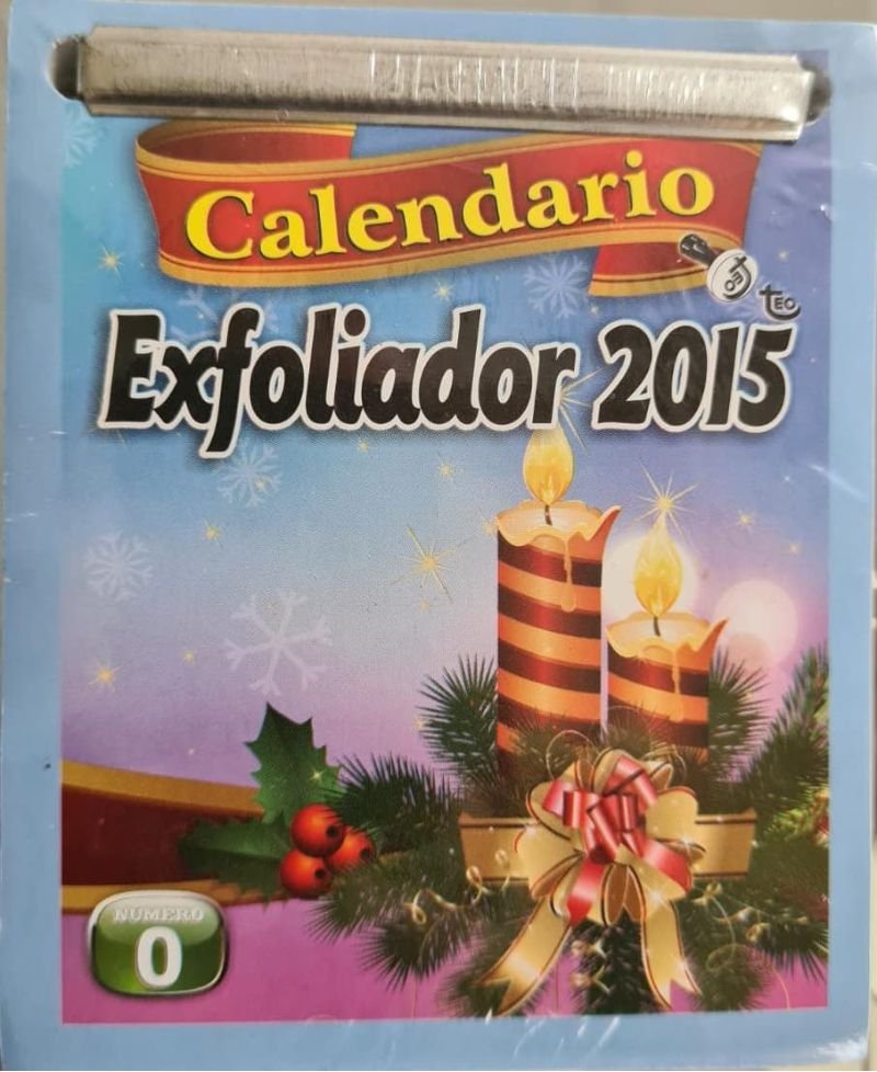 Calendario exfoliador 2015